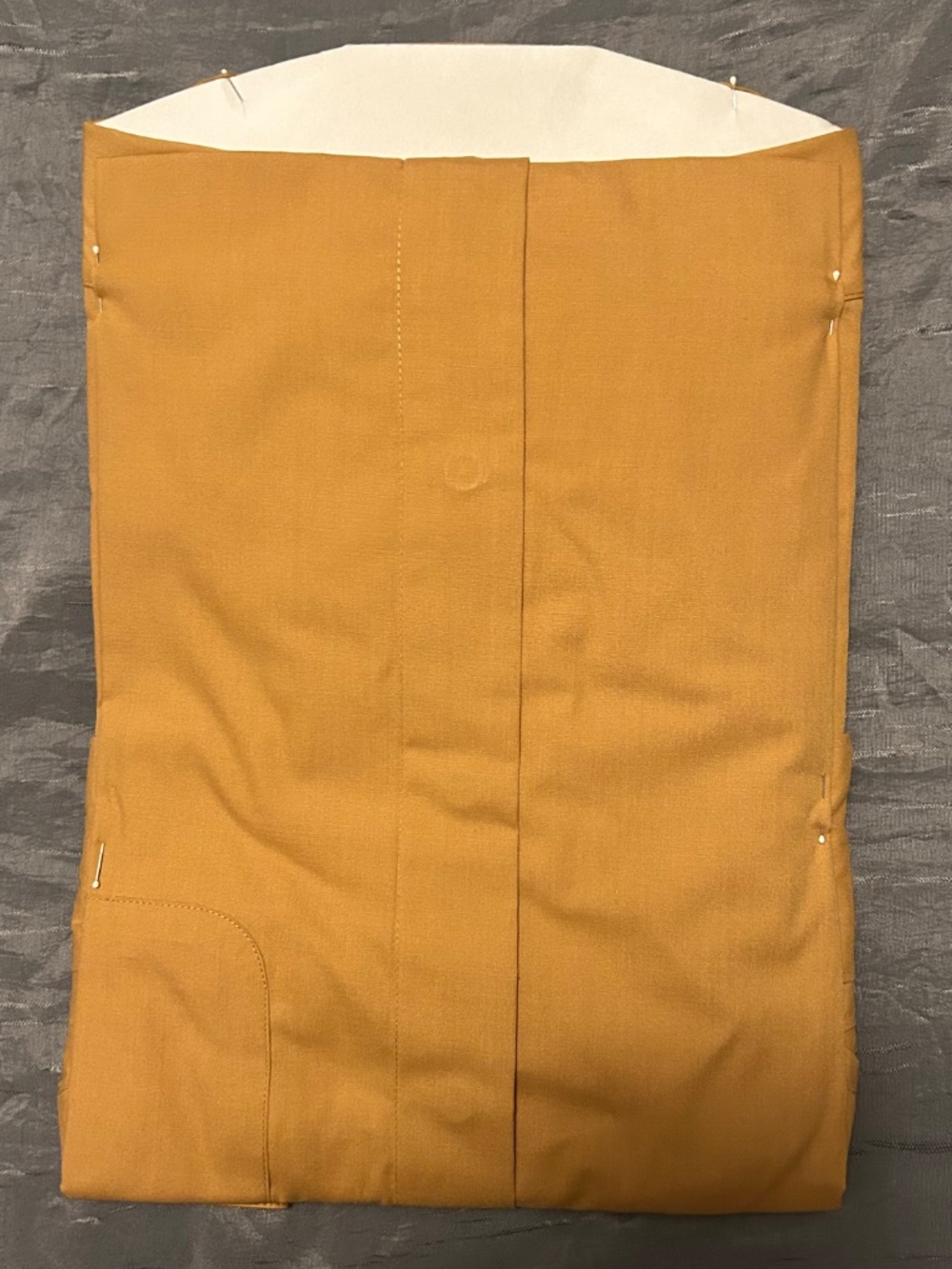 Orange/ Gold Stacy Adams Long Sleeve Shirt - Picture 2 of 5
